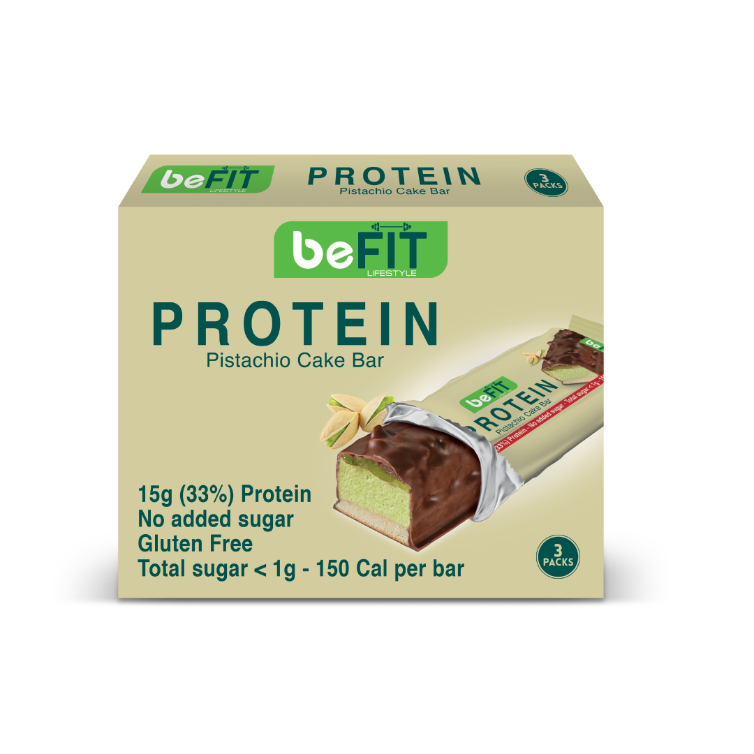 Pistachio Protein Cake Bar Bundle - Pack Of 3 (9 Bars)