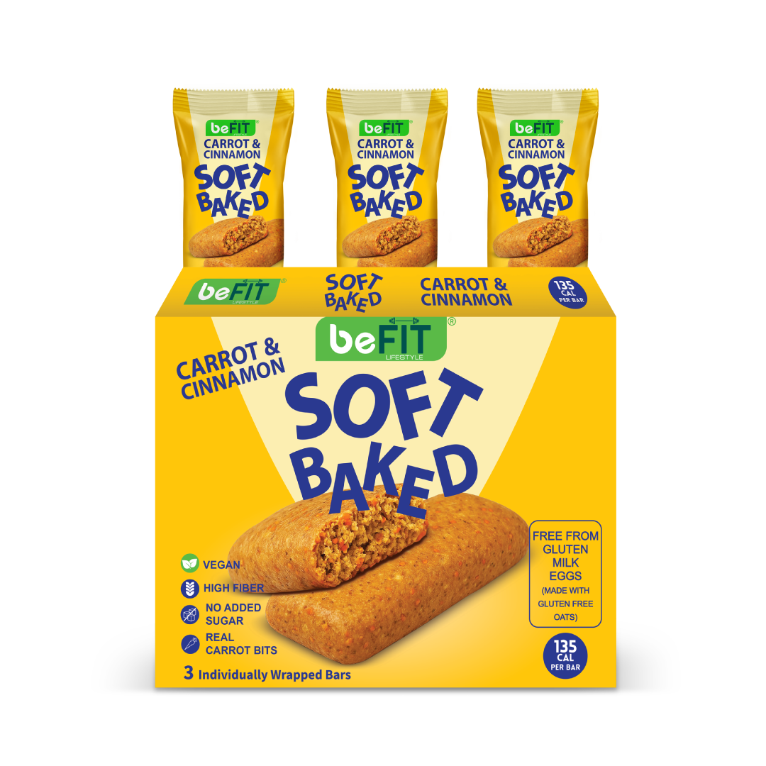 Soft Baked Bars Carrot & Cinnamon 3pcs/box