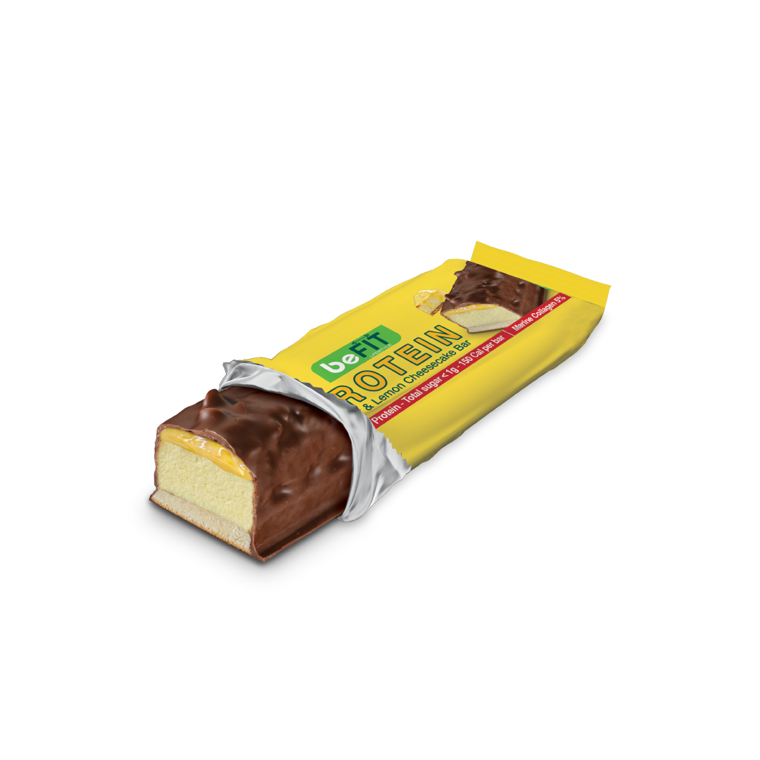 Ginger & Lemon Cheesecake Protein Cake Bar Bundle - Pack Of 3 (9 Bars)