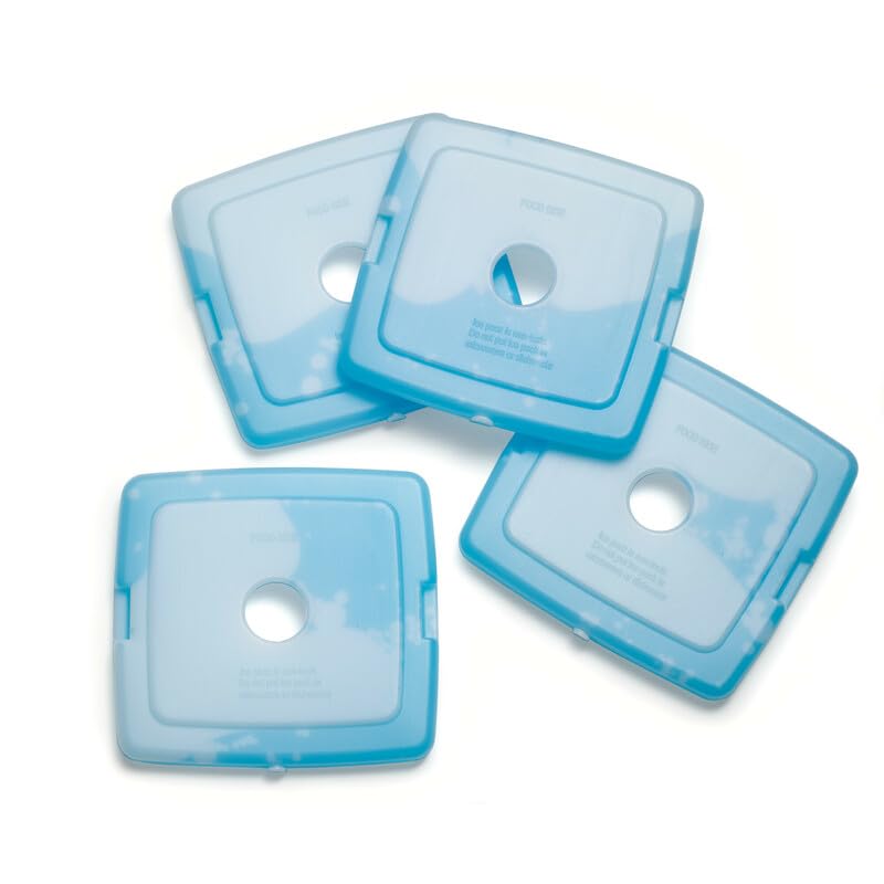 Fit + Fresh Cool Coolers – Slim Reusable Ice Packs for Lunch Bags & Boxes, Long-Lasting Cold Packs