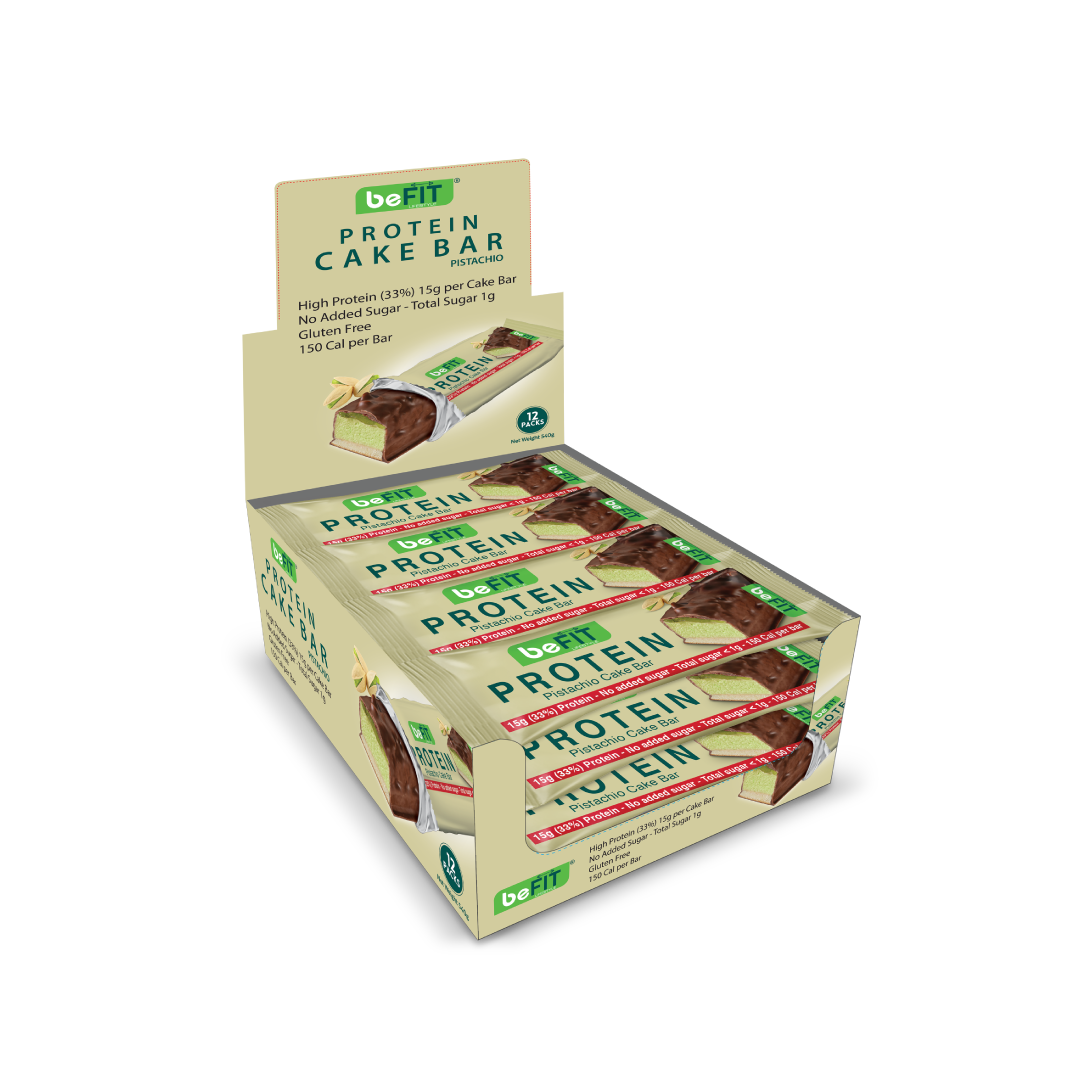 Pistachio Protein Cake Bar 12pcs per pack