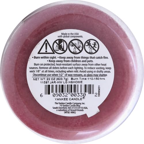 Yankee Candle Home Sweet Home – Large 22oz Scented Jar with 110+ Hour Burn, Cozy Single Wick Candle