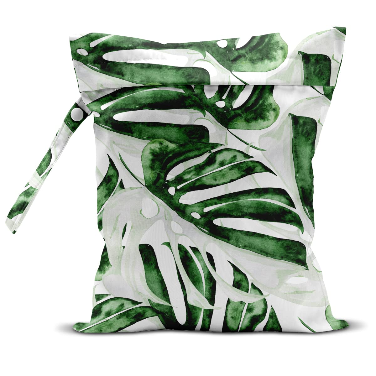 Waterproof Wet Dry Bag – Tropical Palm Leaf Travel Pouch for Swimsuits, Diapers, Gym & Beach Essentials