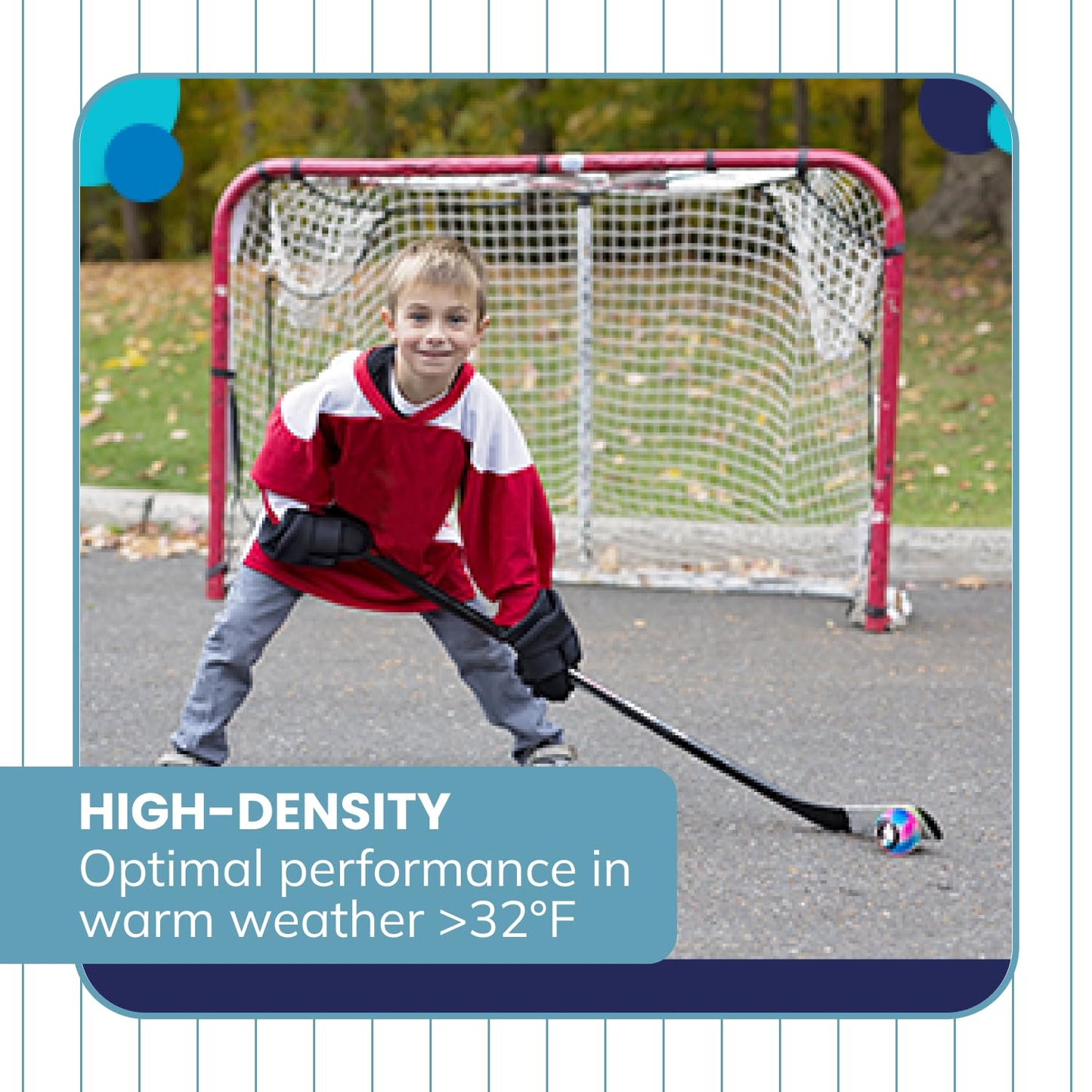 Botabee Hockey Balls – Durable, Weather-Resistant Street & Field Balls for Indoor/Outdoor Practice & Play