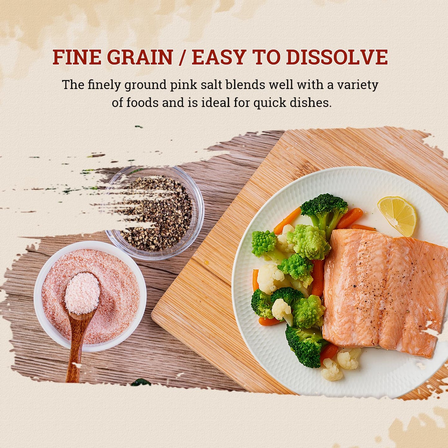 52USA Himalayan Pink Salt – Coarse Grain Rock Salt for Grinder (2 lb, Kosher Certified)