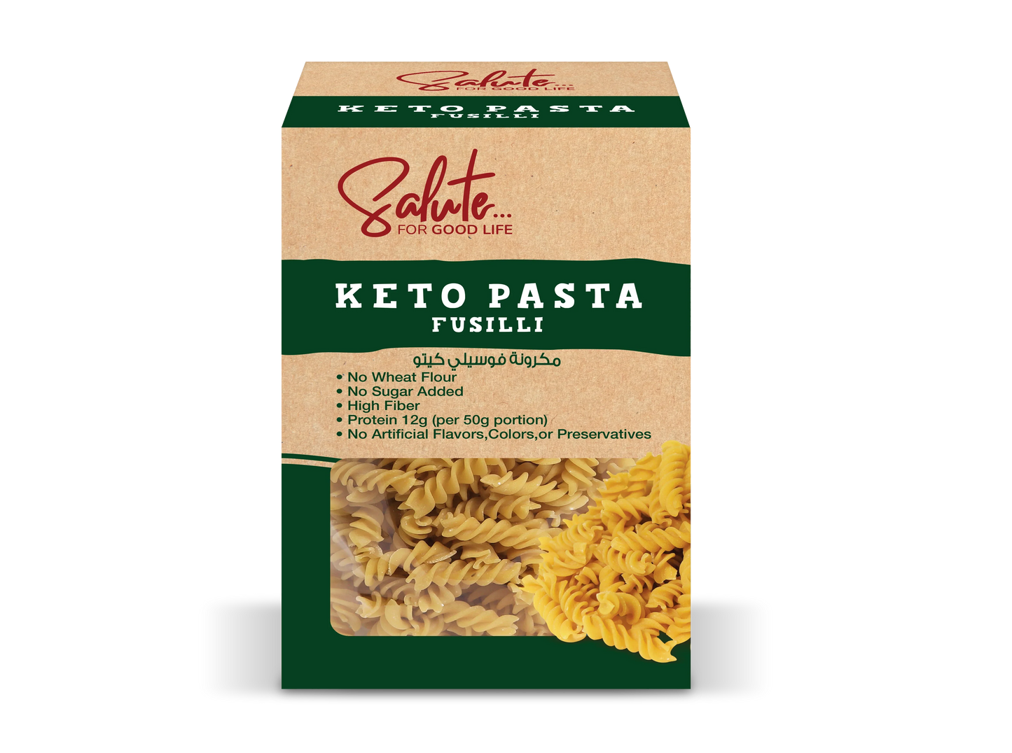 Salute Fusilli Keto Pasta