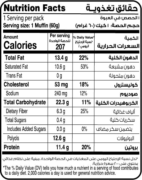 Salute Keto Banana Muffin