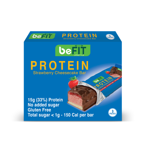 Strawberry Cheesecake Protein Cake Bar 3pcs/box