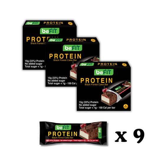 Black Forest Protein Cake Bar Bundle - Pack Of 3 (9 Bars)