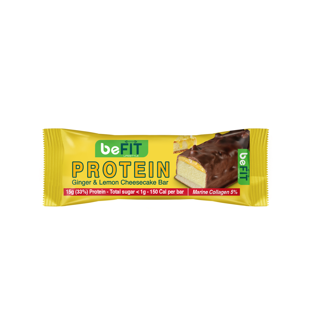 Ginger & Lemon Cheesecake Protein Cake Bar 3pcs/Box