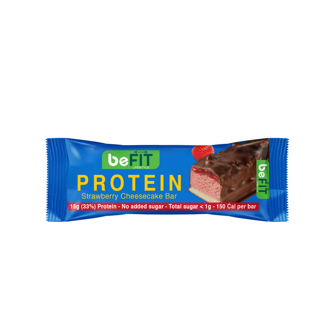 Strawberry Cheesecake Protein Cake Bar Single