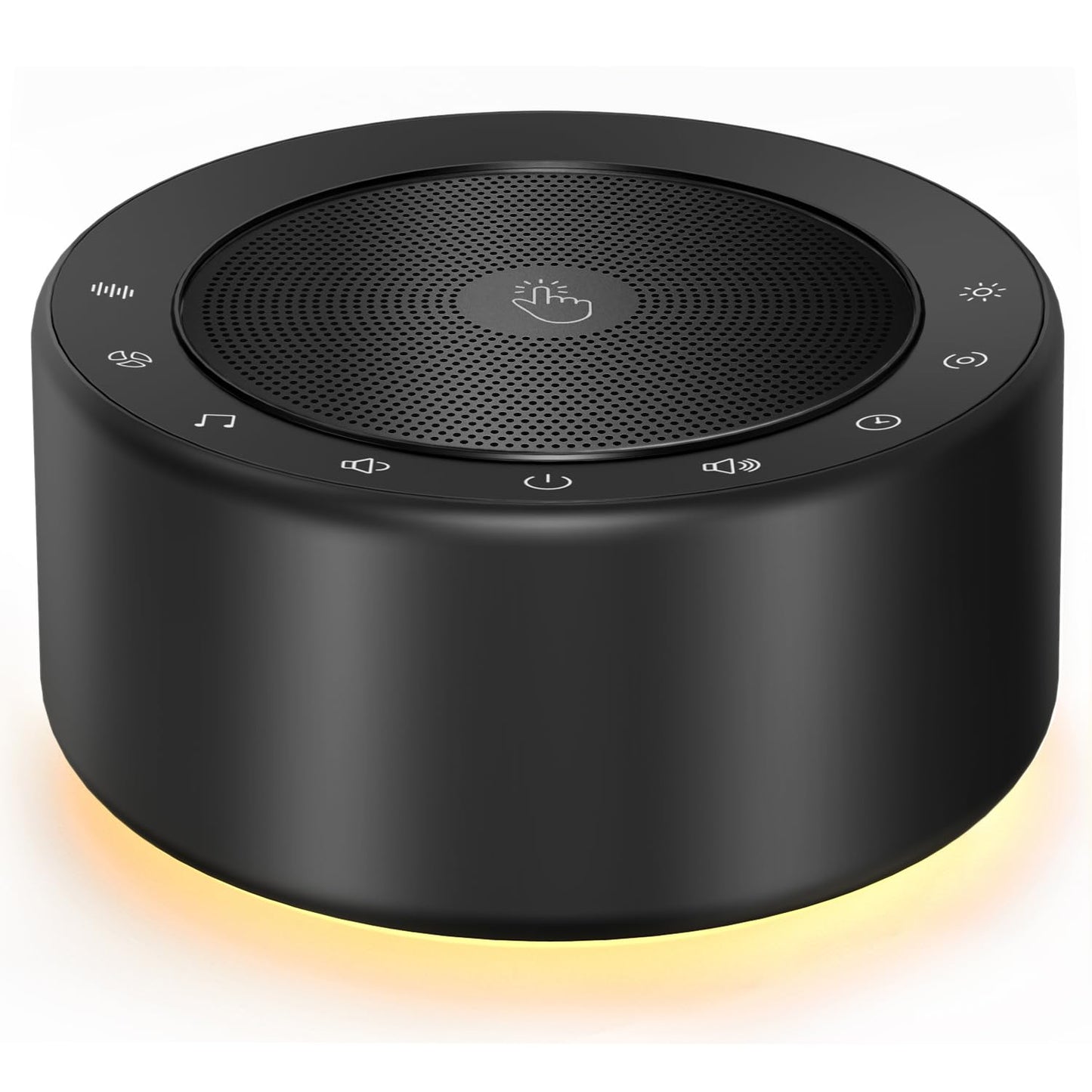 Kipcush White Noise Machine – 30 Soothing Sounds with Night Light & Timer