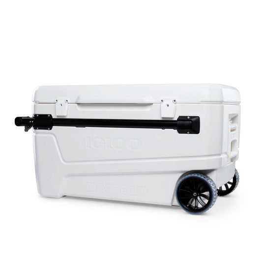 Igloo 110-Quart Glide Cooler – Heavy-Duty Rolling Ice Chest for Camping, Beach & Outdoor Adventures