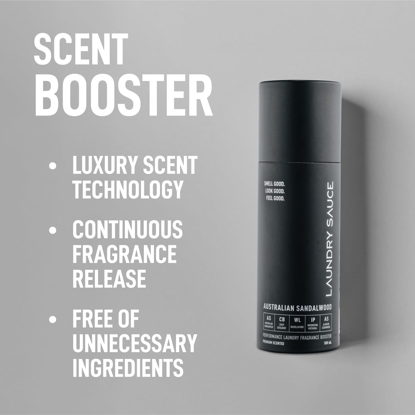 Laundry Sauce Detergent & Scent Booster Bundle – Australian Sandalwood Pods, Dye-Free & HE Compatible