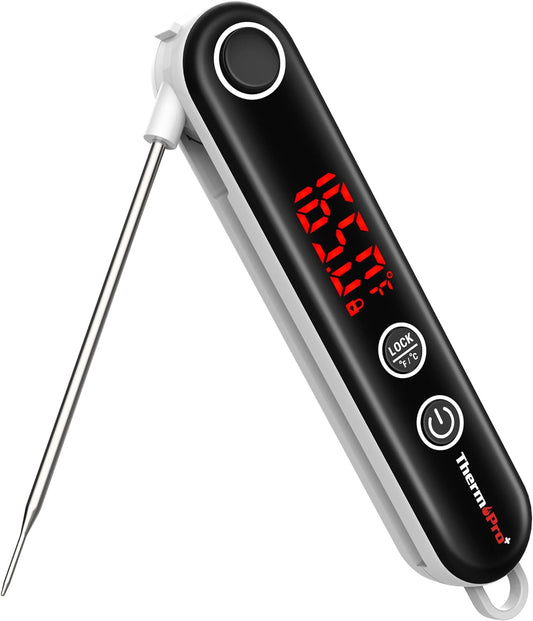 ThermoPro TP18 Digital Meat Thermometer – Instant Read with Thermocouple Sensor for Grill, Frying & BBQ