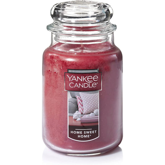 Yankee Candle Home Sweet Home – Large 22oz Scented Jar with 110+ Hour Burn, Cozy Single Wick Candle