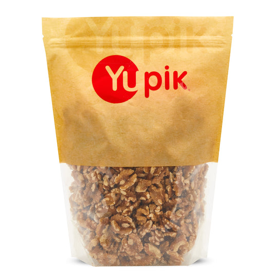 Yupik Raw California Walnuts – Halves & Pieces, Unsalted & Unroasted (2.2 lb)