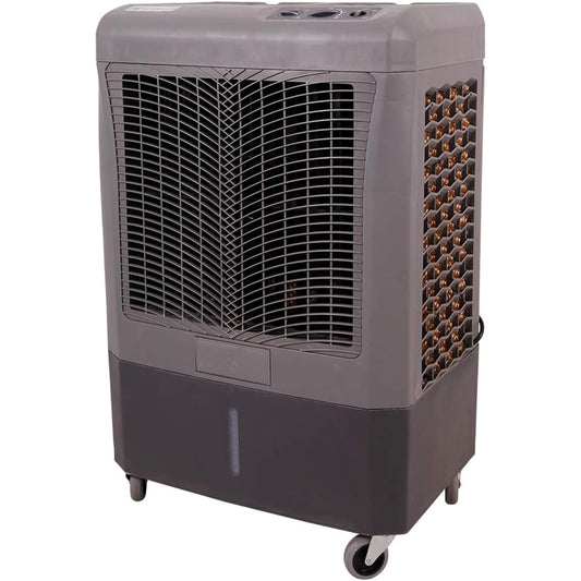 Hessaire MC37M Evaporative Cooling Fan – 3100 CFM Portable Cooler for Indoor/Outdoor Use (950 sq. ft., Gray)