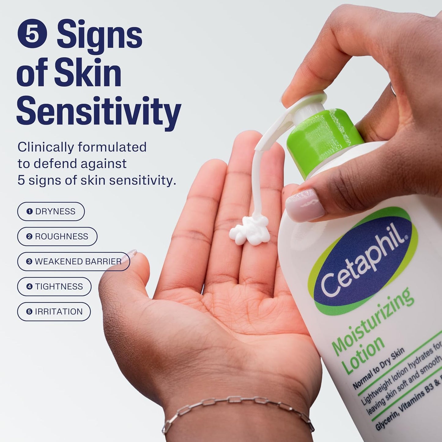 Cetaphil Moisturizing Lotion – Face & Body Hydration for All Skin Types (20oz, Fragrance-Free)