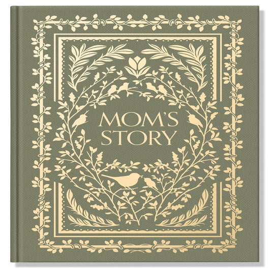 Mom’s Story Memory Journal – Keepsake Book to Share Life Lessons & Family Moments