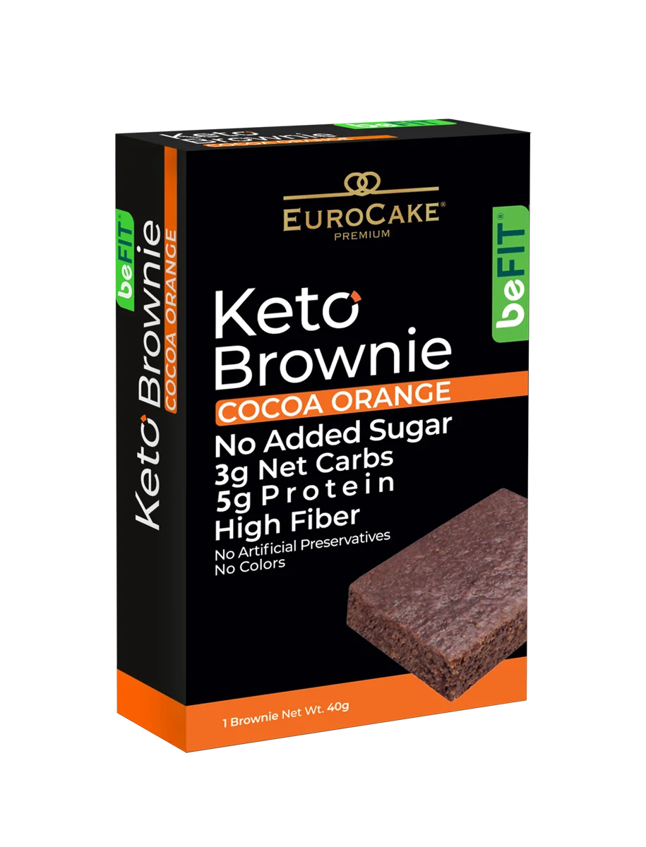 beFIT Keto Brownie Choco Orange (1 piece)