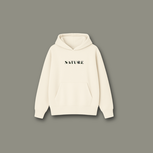 Oversized Nature Hoodie (Off White)