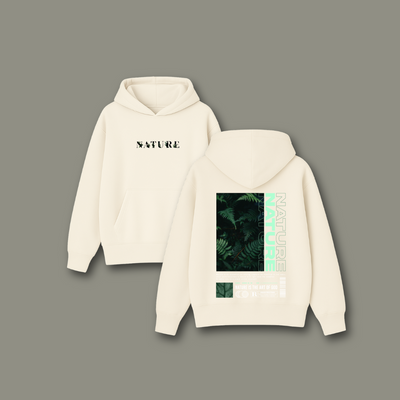 Oversized Nature Hoodie (Off White)