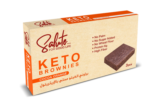Salute Keto Brownie Cocoa Orange