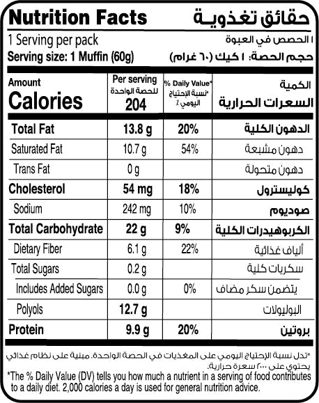 Salute Keto Chocolate Muffin