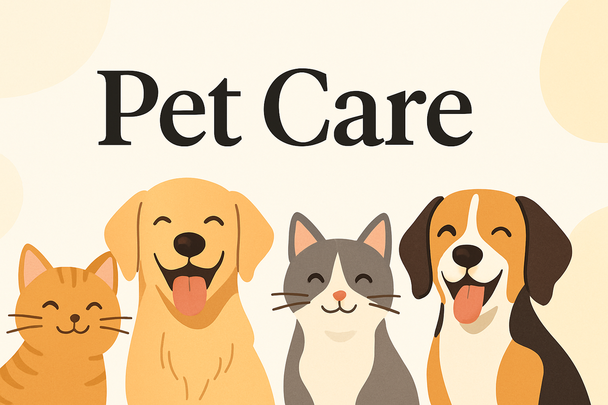 Just keep the title "Pet Care" and remove all the other words 